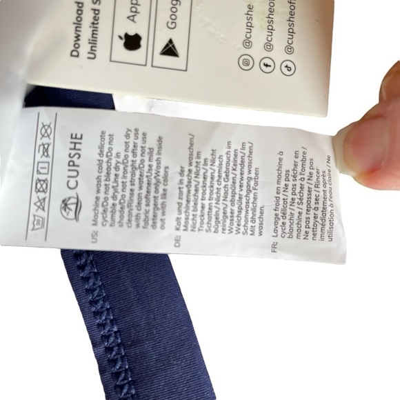 Color-Blocking Sexy Bikini With Spaghetti Straps - Bra-XS - Bottoms -Small NWT - Picture 11 of 12